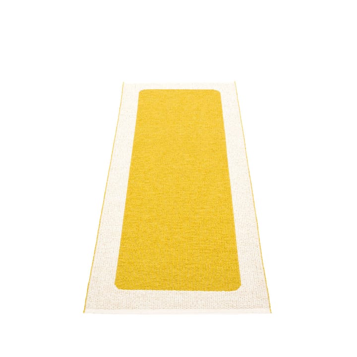 Ilda gångmatta - mustard, 70x180 cm - Pappelina