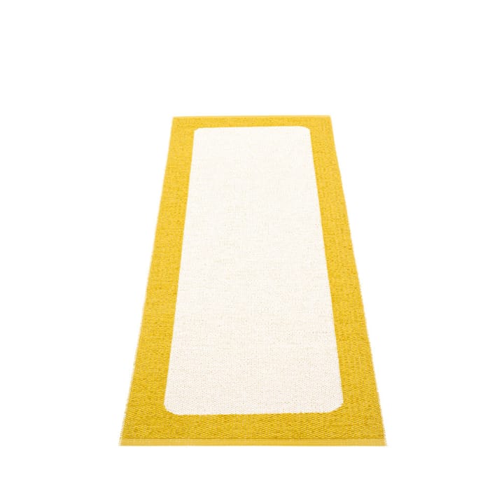 Ilda gångmatta - mustard, 70x180 cm - Pappelina