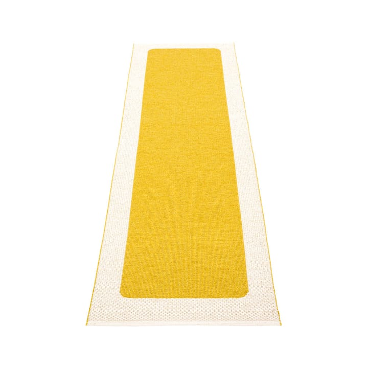 Ilda gångmatta, mustard, 70x240 cm Pappelina