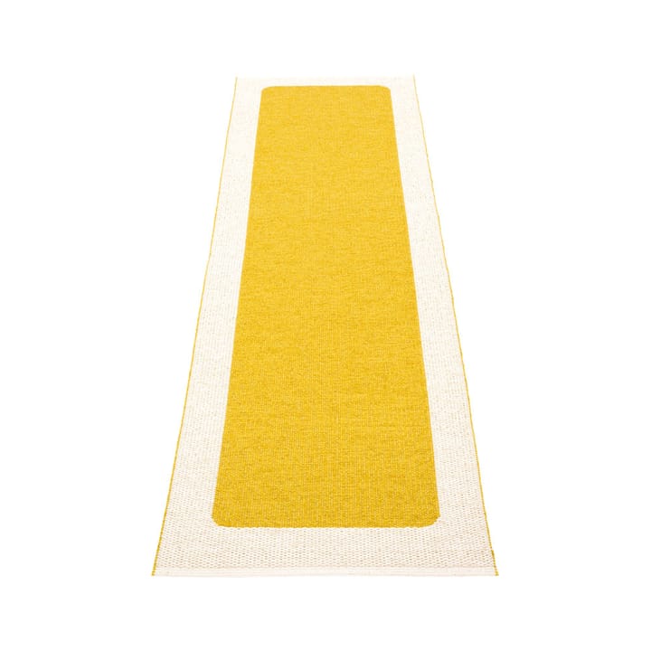 Ilda gångmatta - mustard, 70x240 cm - Pappelina