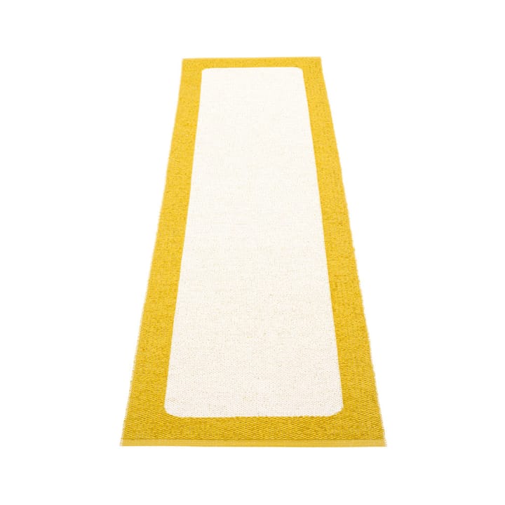 Ilda gångmatta - mustard, 70x240 cm - Pappelina