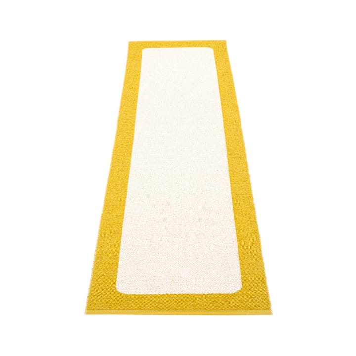 Ilda gångmatta - mustard, 70x240 cm - Pappelina