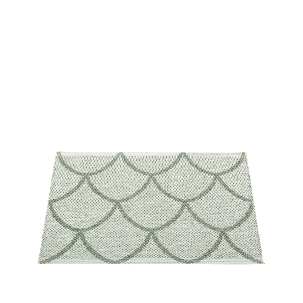 Kotte gångmatta, army/sage, 70x50 cm Pappelina
