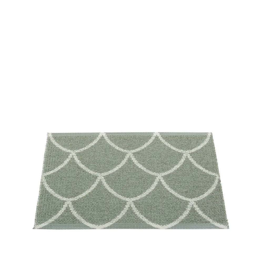 Kotte gångmatta, army/sage, 70x50 cm Pappelina