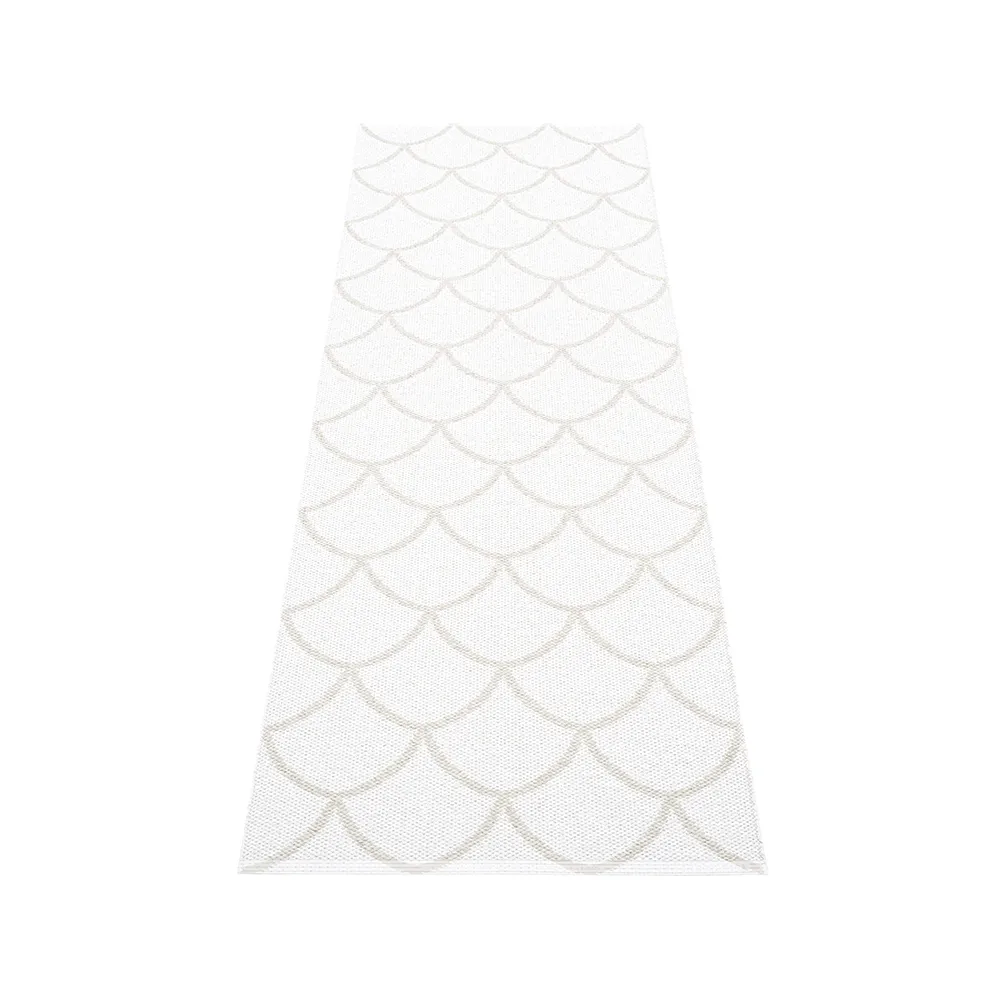 Kotte gångmatta, fossil grey/white, 70x300 cm Pappelina
