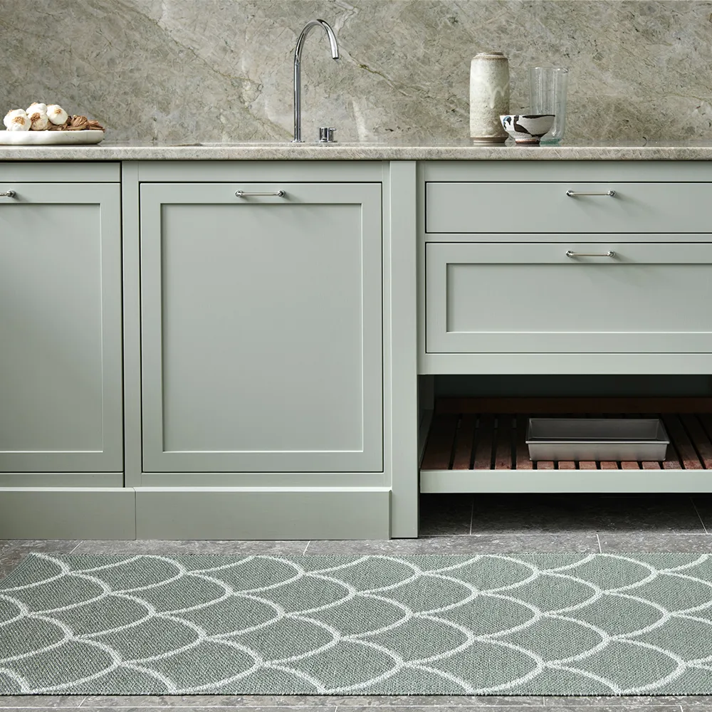 Kotte gångmatta, linen/vanilla, 70x150 cm Pappelina