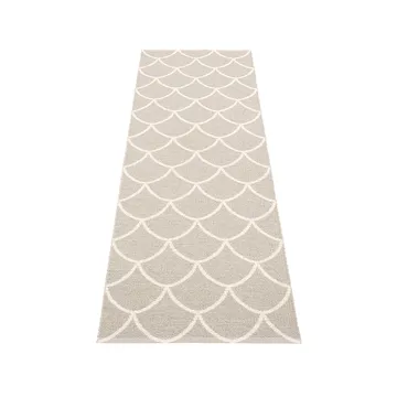Kotte gångmatta - linen/vanilla, 70x225 cm - Pappelina