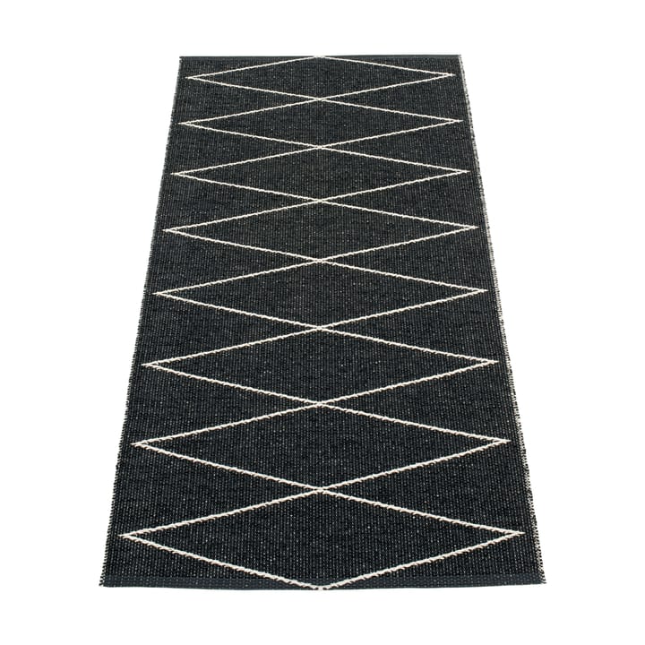 Max gångmatta black/vanilla - 70x160 cm - Pappelina