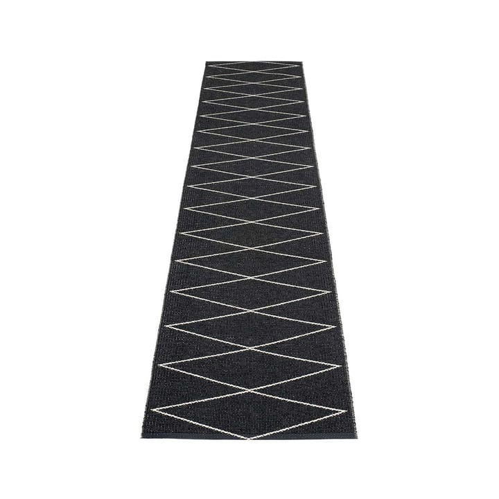 Max gångmatta black/vanilla - 70x320 cm - Pappelina
