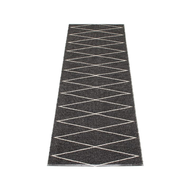 Max gångmatta black/vanilla - 70x400 cm - Pappelina