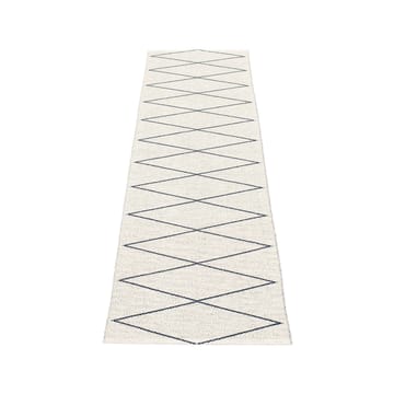 Max gångmatta dark blue/vanilla - 70x320 cm - Pappelina