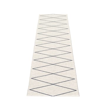 Max gångmatta dark blue/vanilla - 70x400 cm - Pappelina