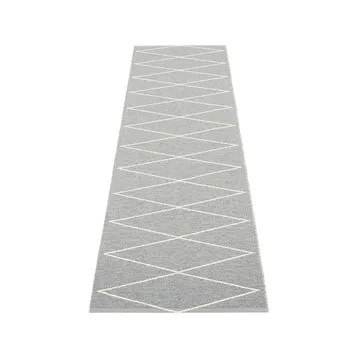 Max gångmatta - grey/vanilla, 70x400 cm - Pappelina