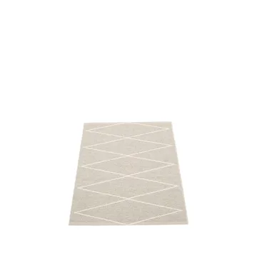 Max gångmatta - linen/vanilla, 70x100 cm - Pappelina
