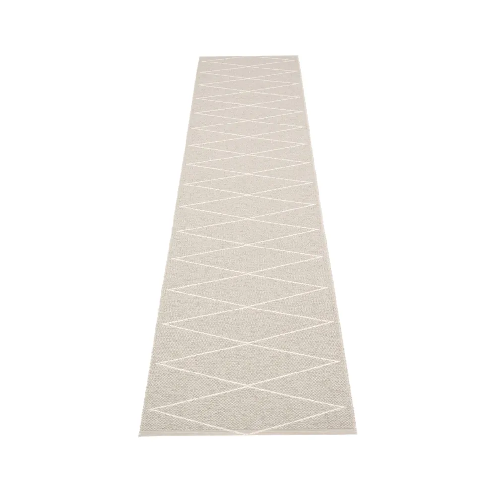 Max gångmatta, linen/vanilla, 70x400 cm Pappelina