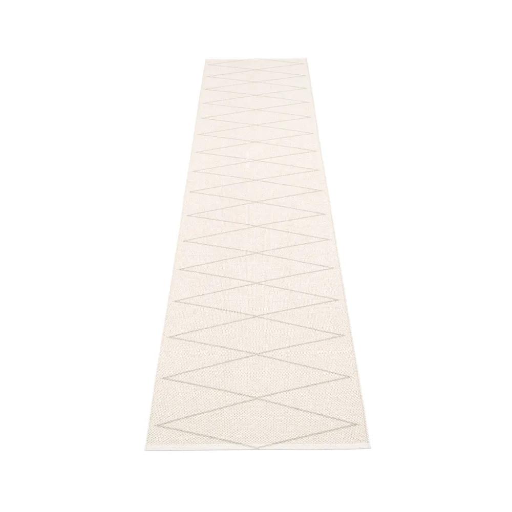 Max gångmatta, linen/vanilla, 70x400 cm Pappelina