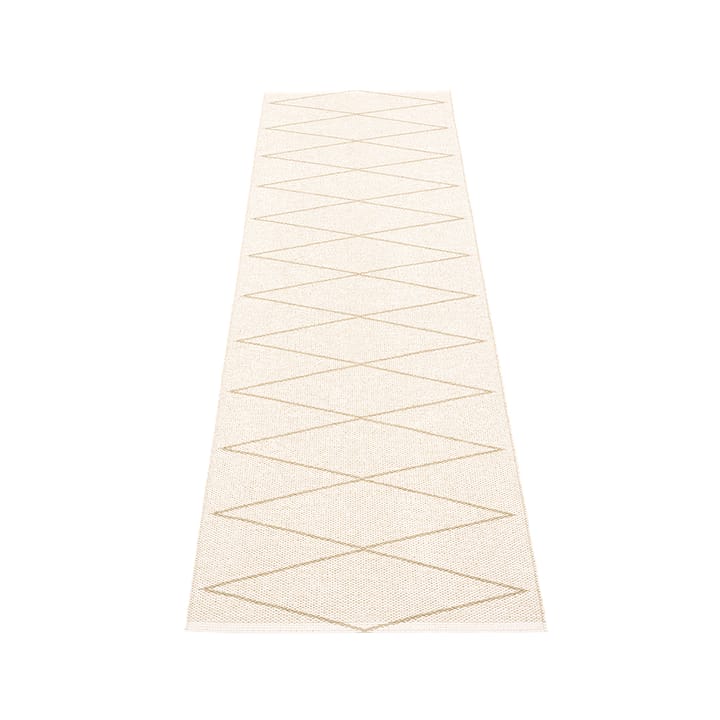 Max gångmatta, sand/vanilla, 70x400 cm Pappelina