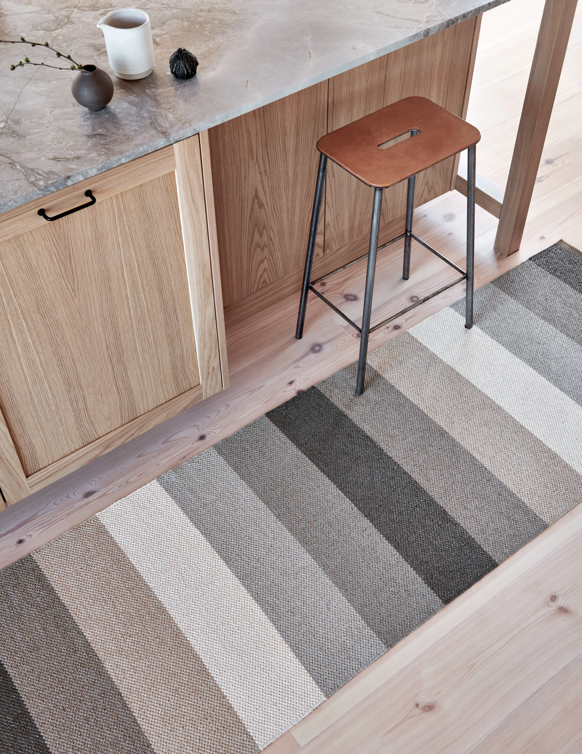 Molly gångmatta, Clay, 70x200 cm Pappelina