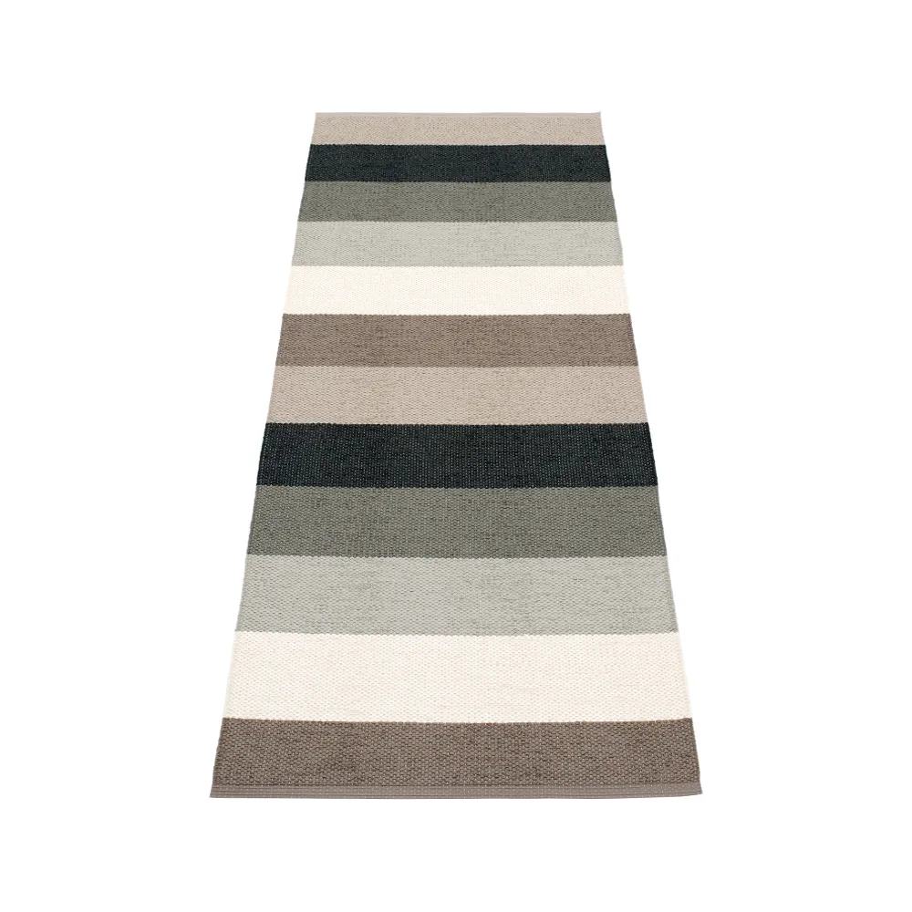 Pappelina Molly gångmatta mud 70x300 cm | Skandinavisk Design | Plastmattor | Beige