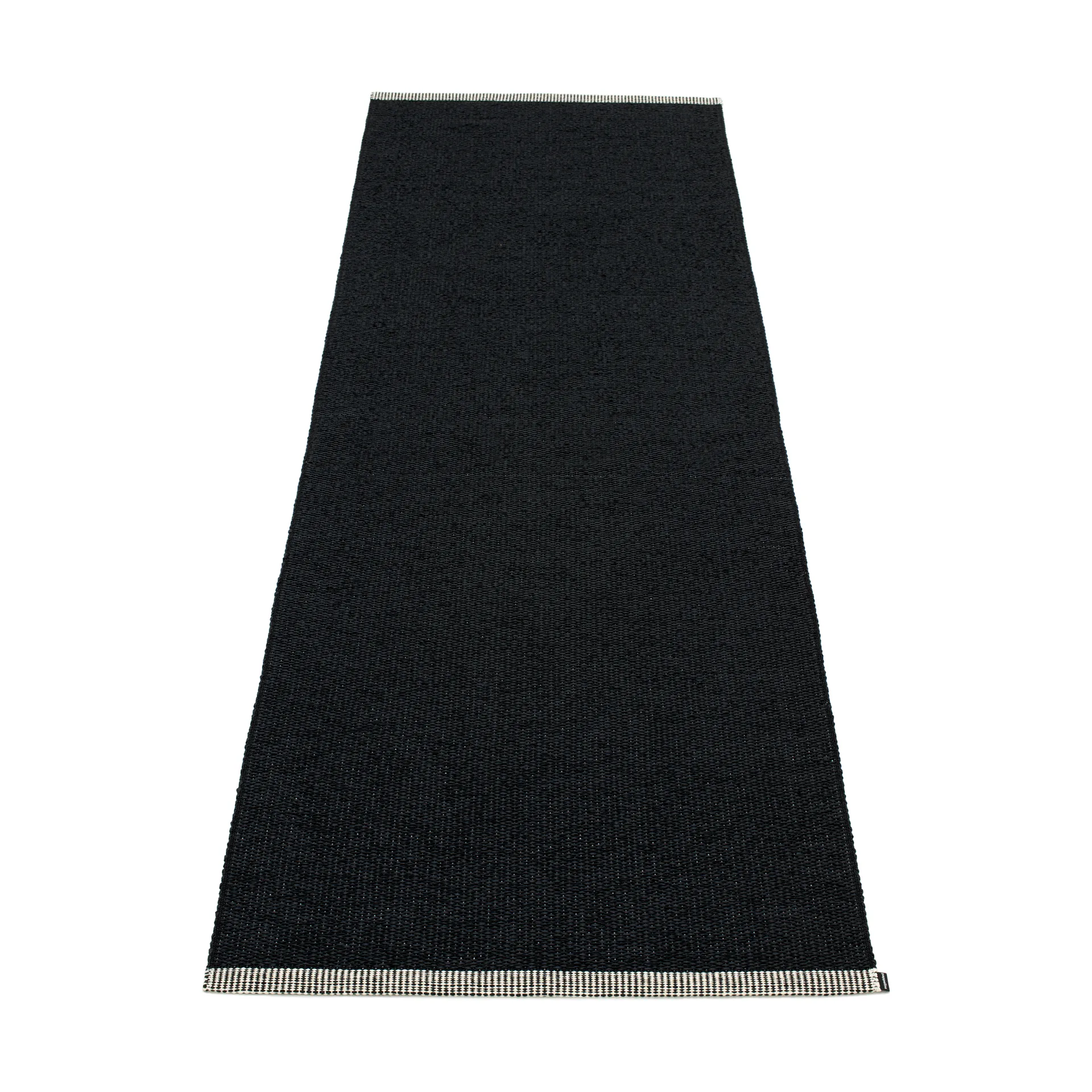 Mono gångmatta black, 85x260 cm Pappelina