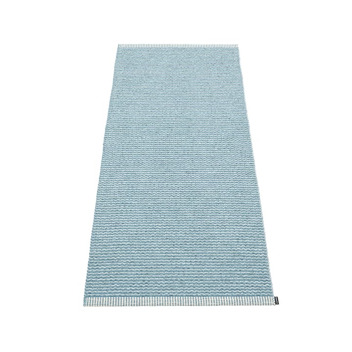 Mono gångmatta - blue fog/dove blue, 60x250 cm - Pappelina