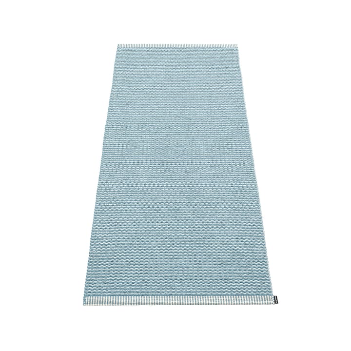 Mono gångmatta - blue fog/dove blue, 60x250 cm - Pappelina