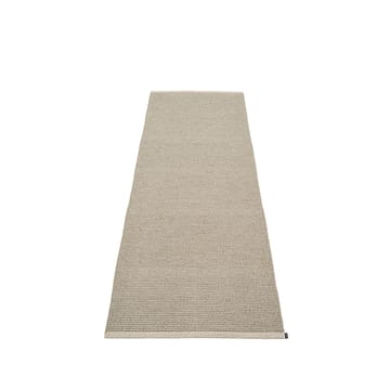 Mono gångmatta - dark linen/linen, 85x260 cm - Pappelina