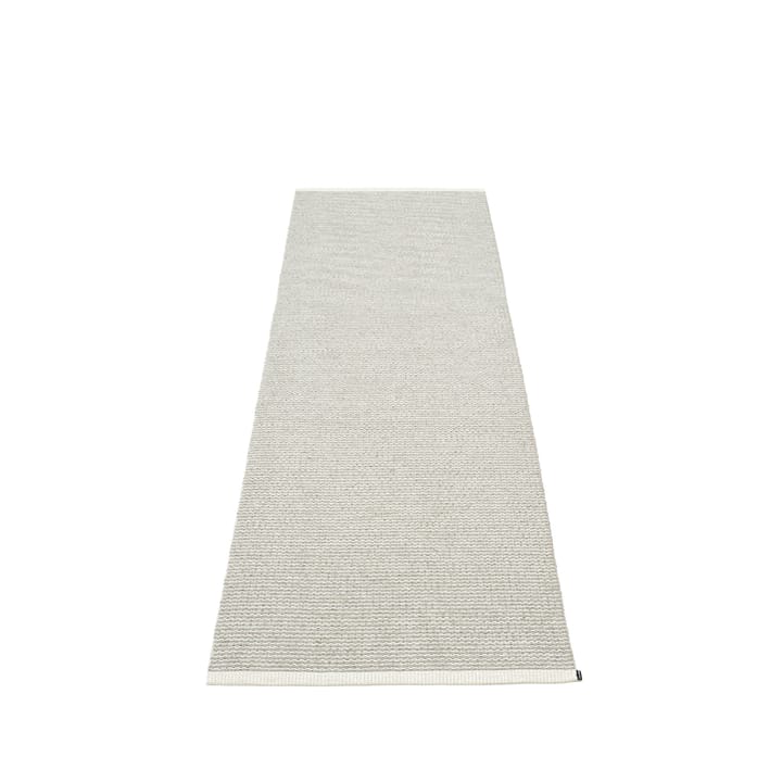 Mono gångmatta fossil grey/warm grey - 85x260 cm - Pappelina