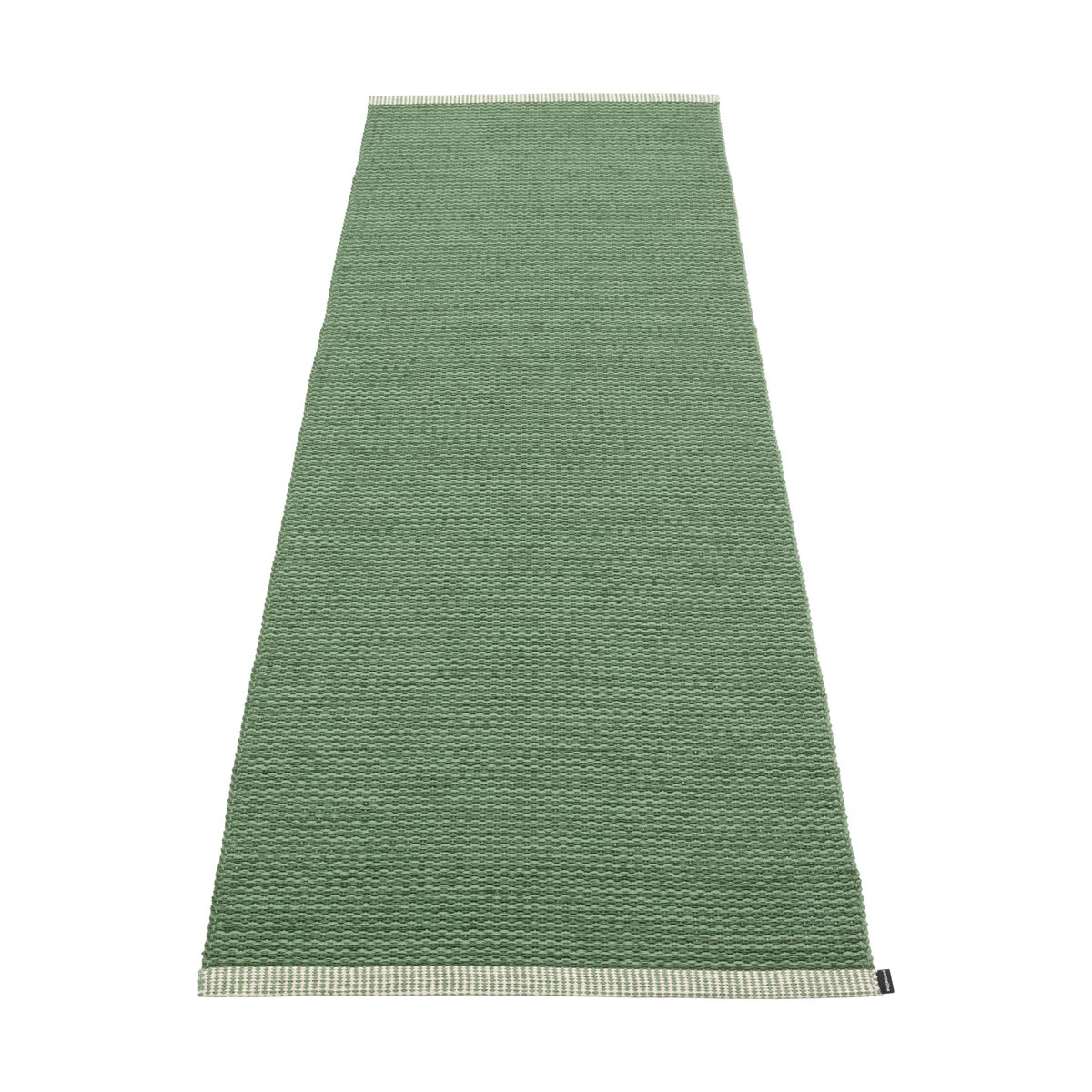 Pappelina Mono gångmatta Leaf-oregano, 85x260 cm | Skandinavisk Design | Plastmattor | Grön
