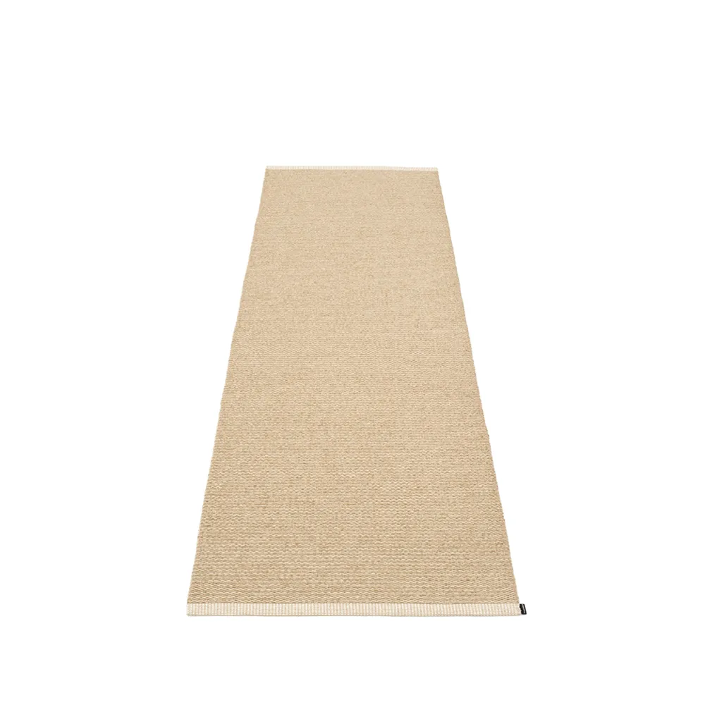 Mono gångmatta light nougat/beige, 85x160 cm Pappelina