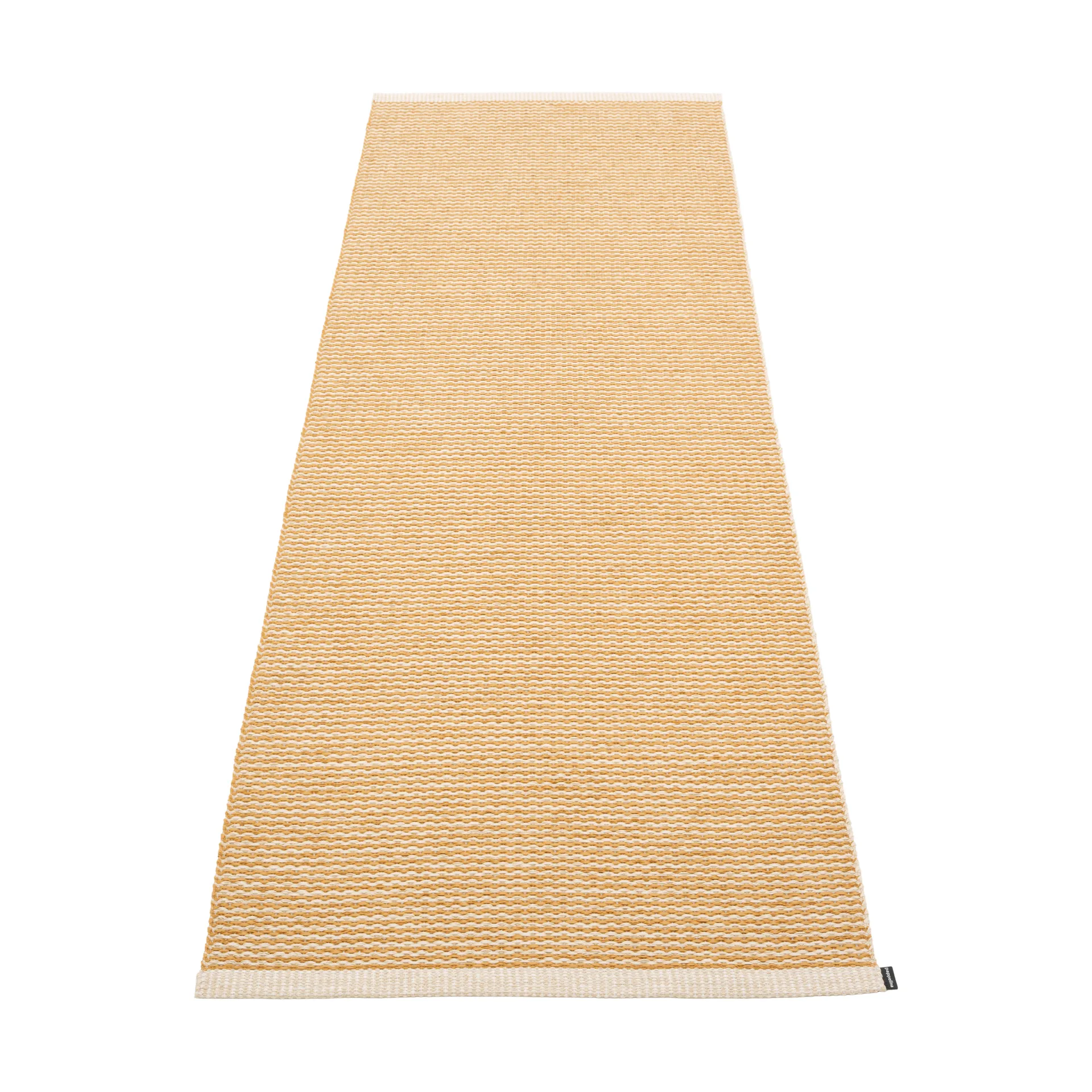 Mono gångmatta, Ochre-cream, 85x260 cm Pappelina