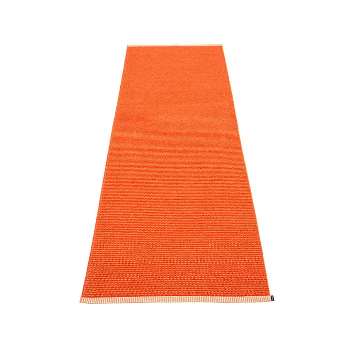 Mono gångmatta - pale orange/coral red, 85x260 cm - Pappelina