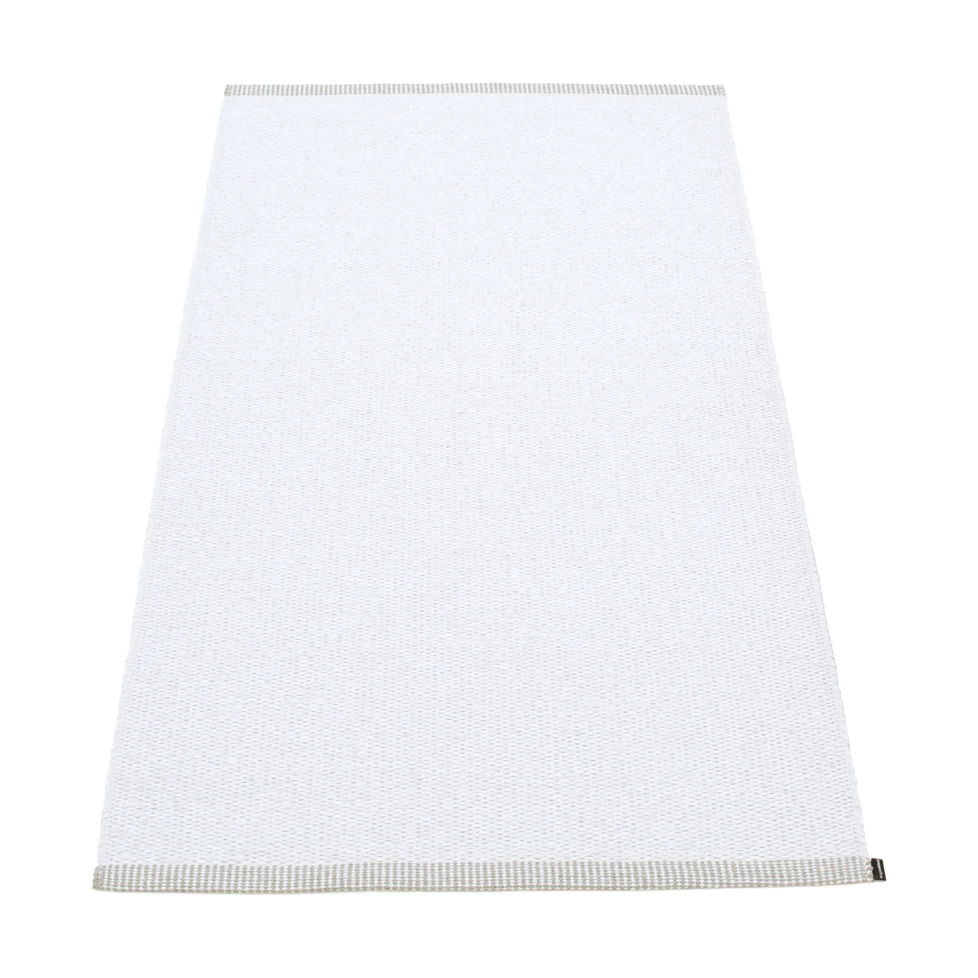 Mono gångmatta white, white, 85x160 cm Pappelina