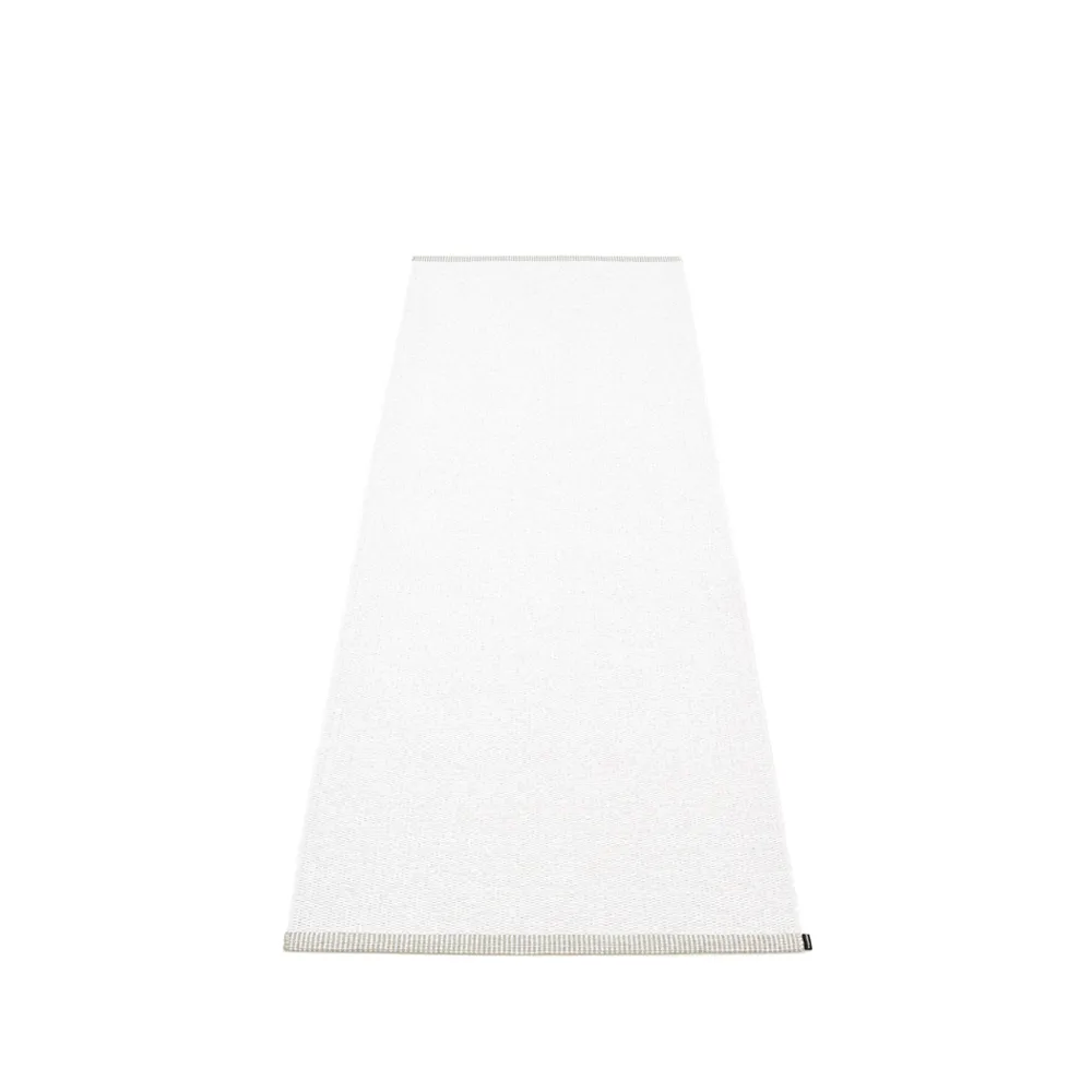 Mono gångmatta white, white, 85x260 cm Pappelina