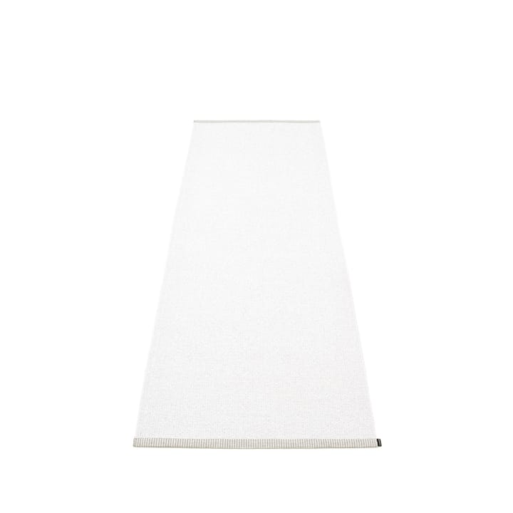 Mono gångmatta white - white, 85x260 cm - Pappelina