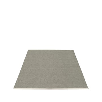 Mono matta - charcoal/warm grey, 180x220 cm - Pappelina