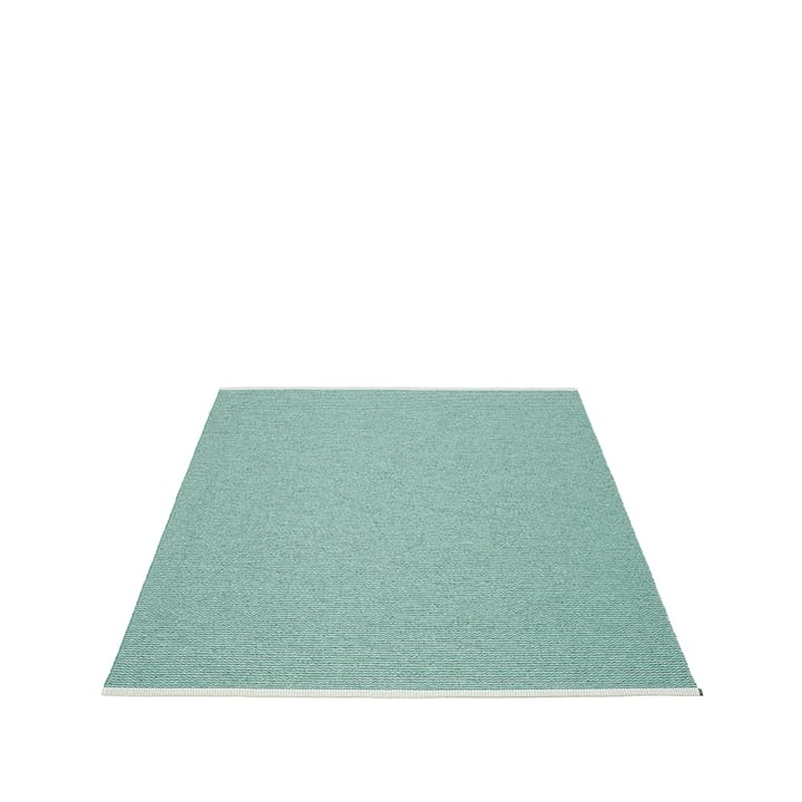 Mono matta - Jade/pale turquoise-180x220 cm - Pappelina