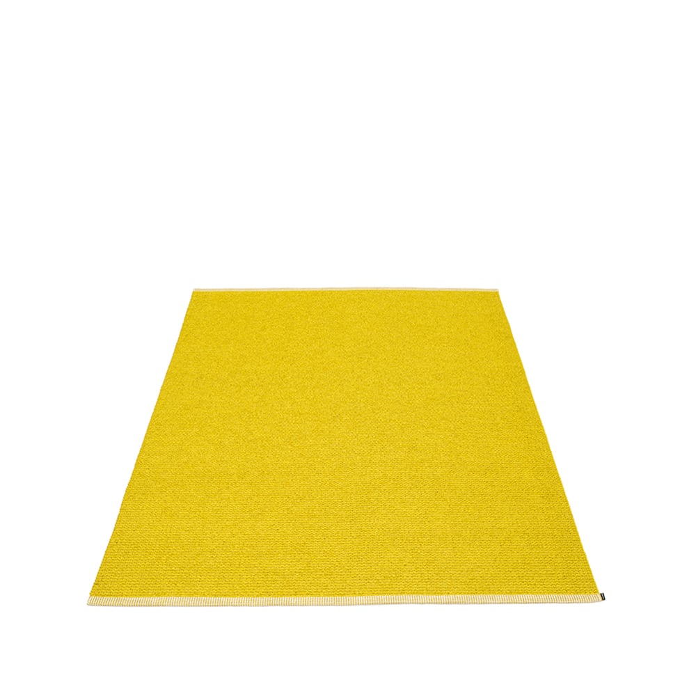 Pappelina Mono matta mustard/lemon, 140x200 cm | Skandinavisk Design | Plastmattor | Gul
