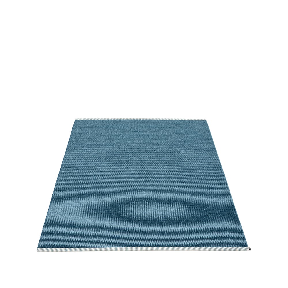 Pappelina Mono matta ocean blue/dove blue, 140x200 cm