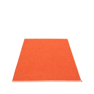 Mono matta - pale orange/coral red, 140x200 cm - Pappelina