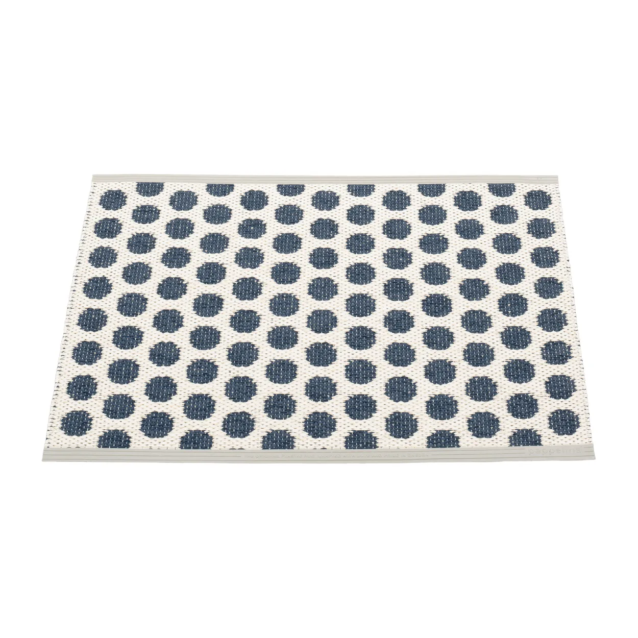 Pappelina Noa badrumsmatta Dark blue-vanilla, 50x70 cm