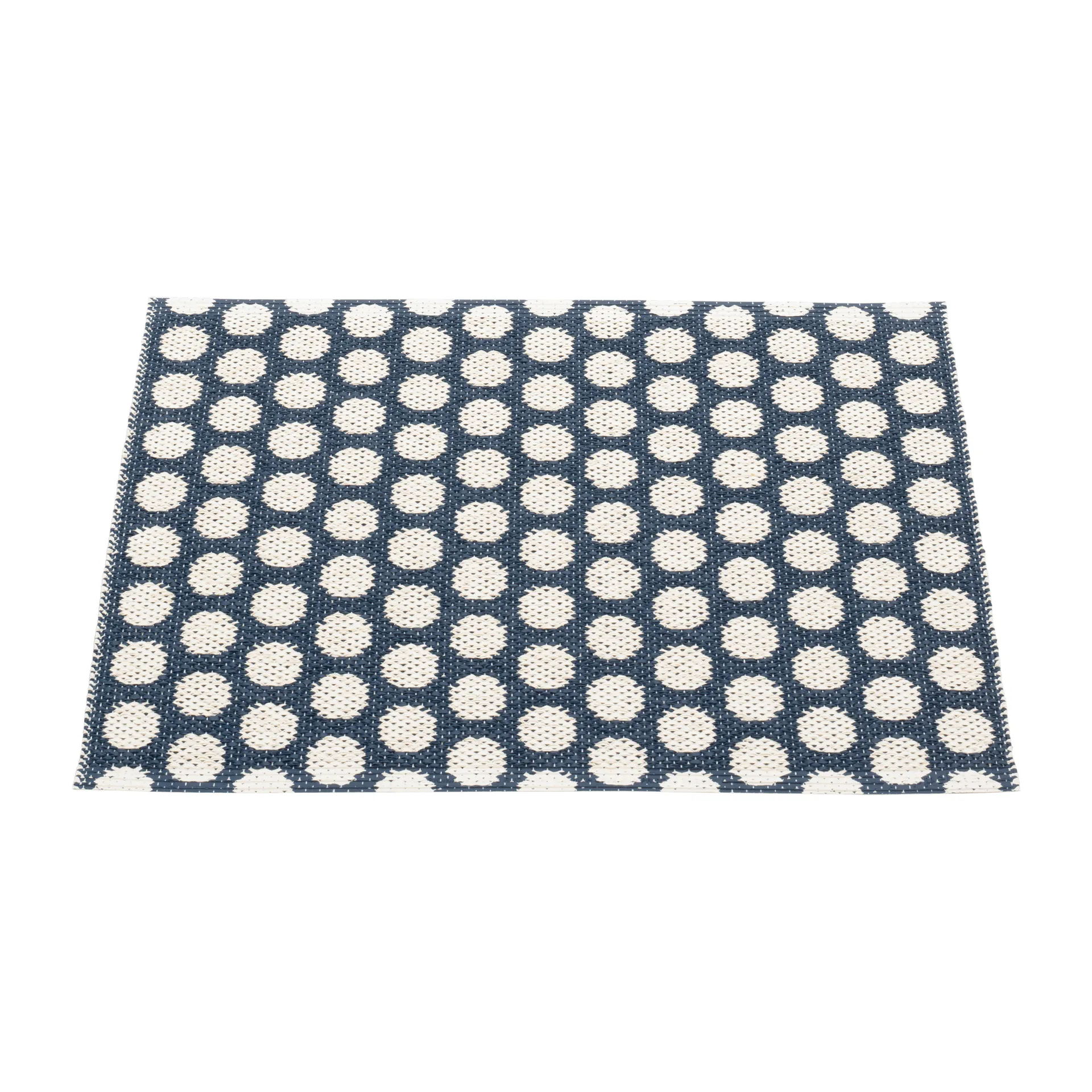 Noa badrumsmatta, Dark blue-vanilla, 50x70 cm Pappelina