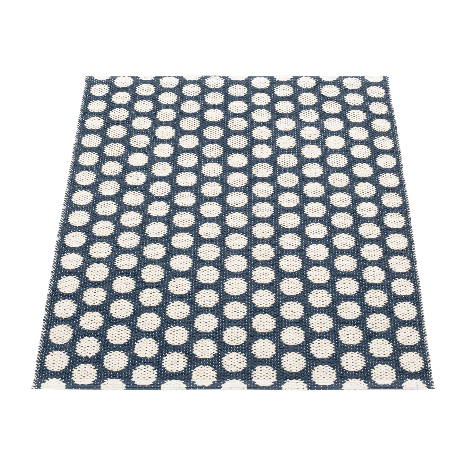 Noa badrumsmatta, Dark blue-vanilla, 70x90 cm Pappelina