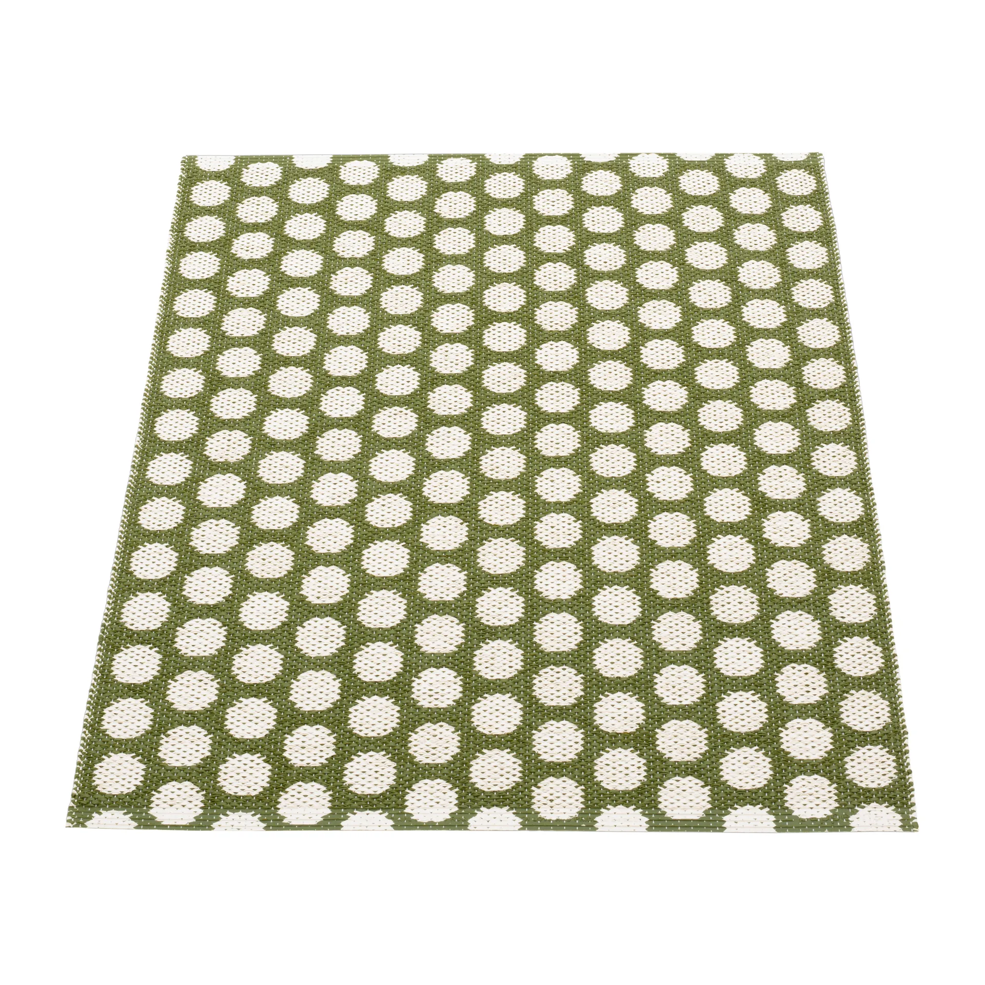 Noa badrumsmatta, Dark olive-vanilla, 70x90 cm Pappelina