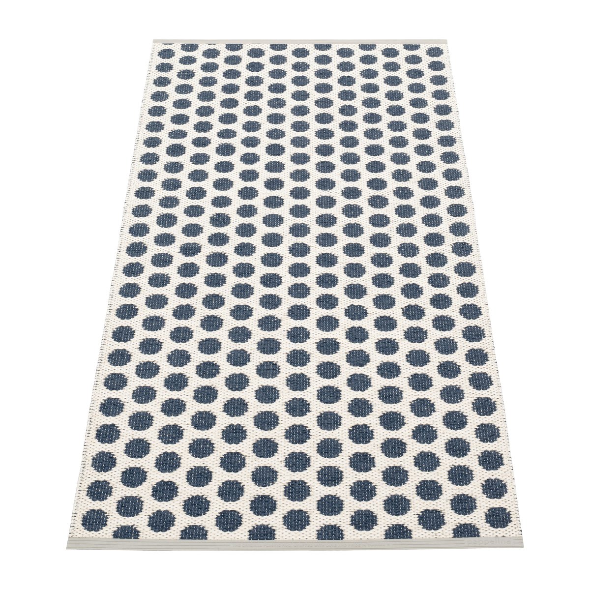 Pappelina Noa gångmatta Dark blue-vanilla, 70x150 cm