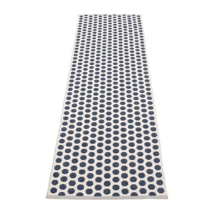 Noa gångmatta - Dark blue-vanilla, 70x250 cm - Pappelina