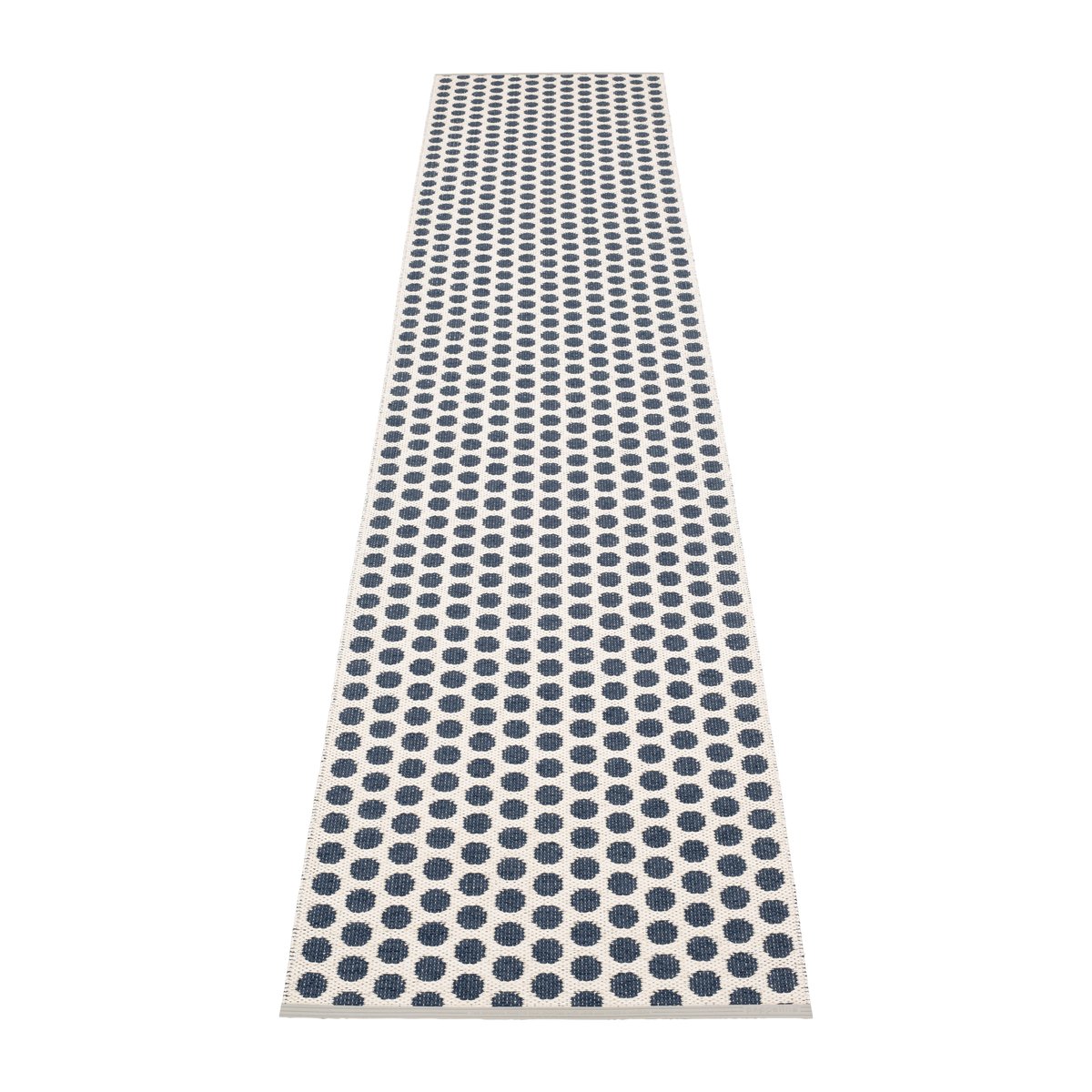 Pappelina Noa gångmatta Dark blue-vanilla, 70x350 cm