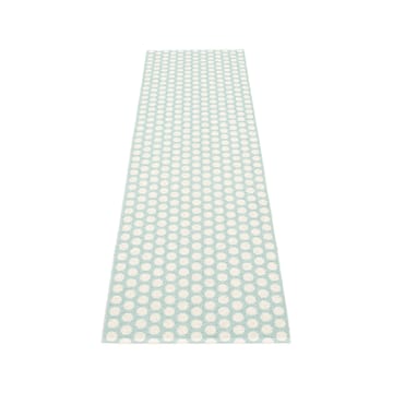 Noa gångmatta - pale turquoise/vanilla, 70x350 cm - Pappelina