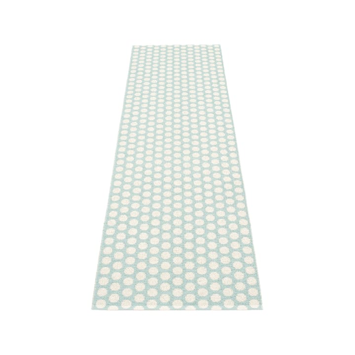 Noa gångmatta, pale turquoise/vanilla, 70x350 cm Pappelina