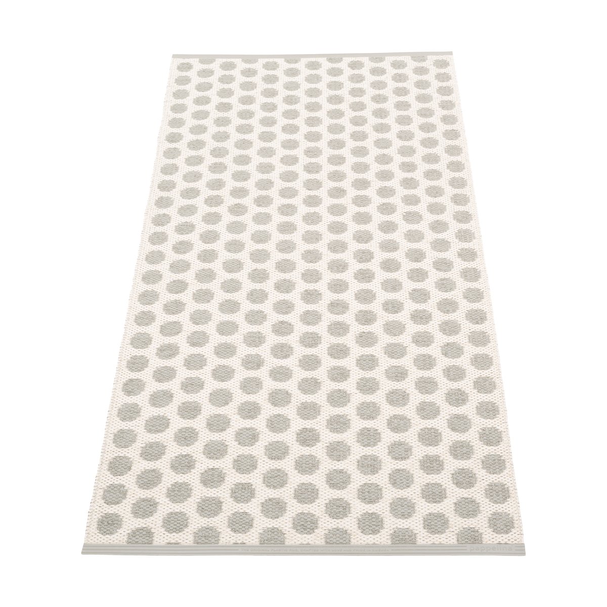 Pappelina Noa gångmatta Warm grey/grey stripes, 70x150 cm